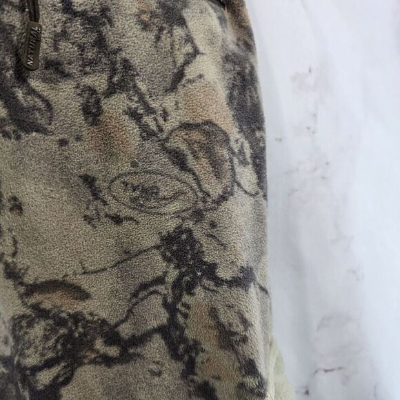 Natural Gear Pants Mens Small 30 X 30 Camo Hunting Fleece Woodland Grassland - Picture 10 of 13